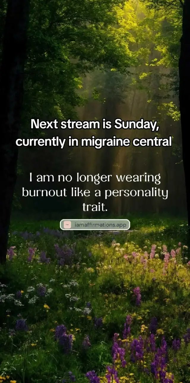 hey everyone, I'm taking this morning off to rest through this migraine. I'm just a few days from my Ajovy, I just need to hang in there.  For now, comment below and tell me what cozy games you'd like to see on the channel. 