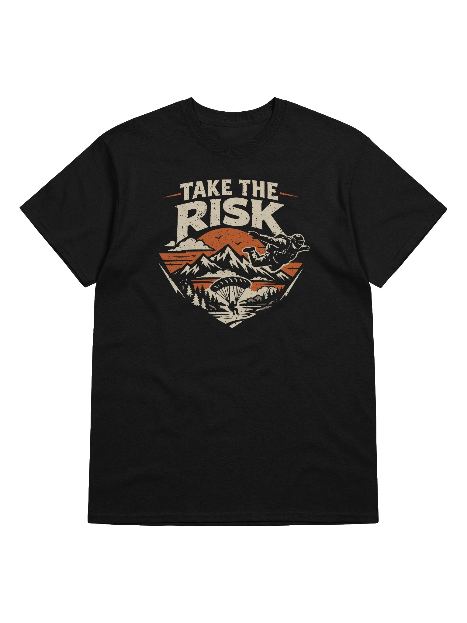 Take the Risk — Adventure Parachute Statement T-Shirt product image (18)