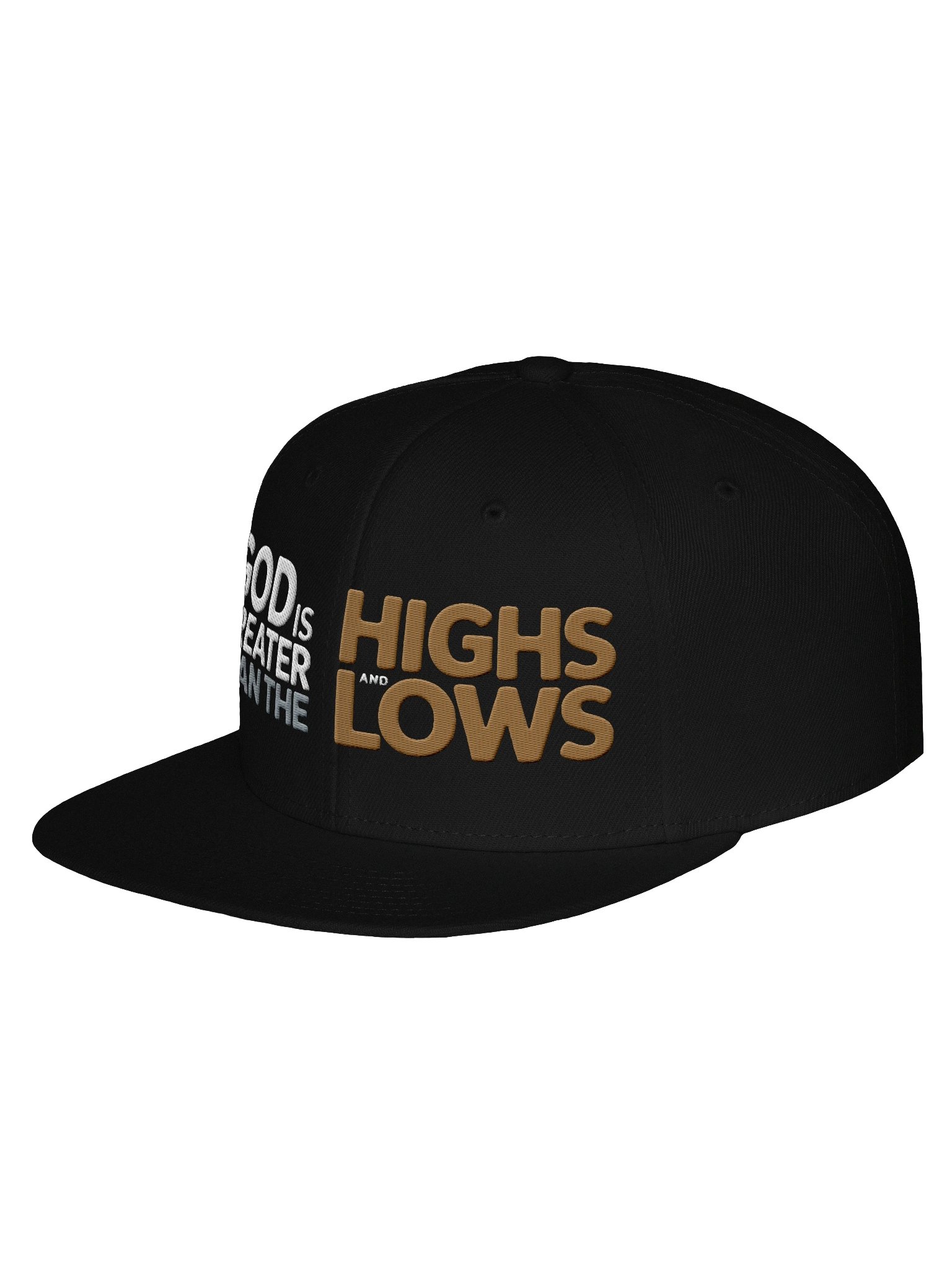 God Is Greater Than The Highs and Lows Premium Embroidered Snapback Cap product image (15)