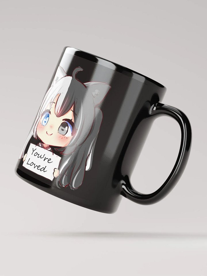 All Black Mug - Byakko You Are Loved Edition product image (3)