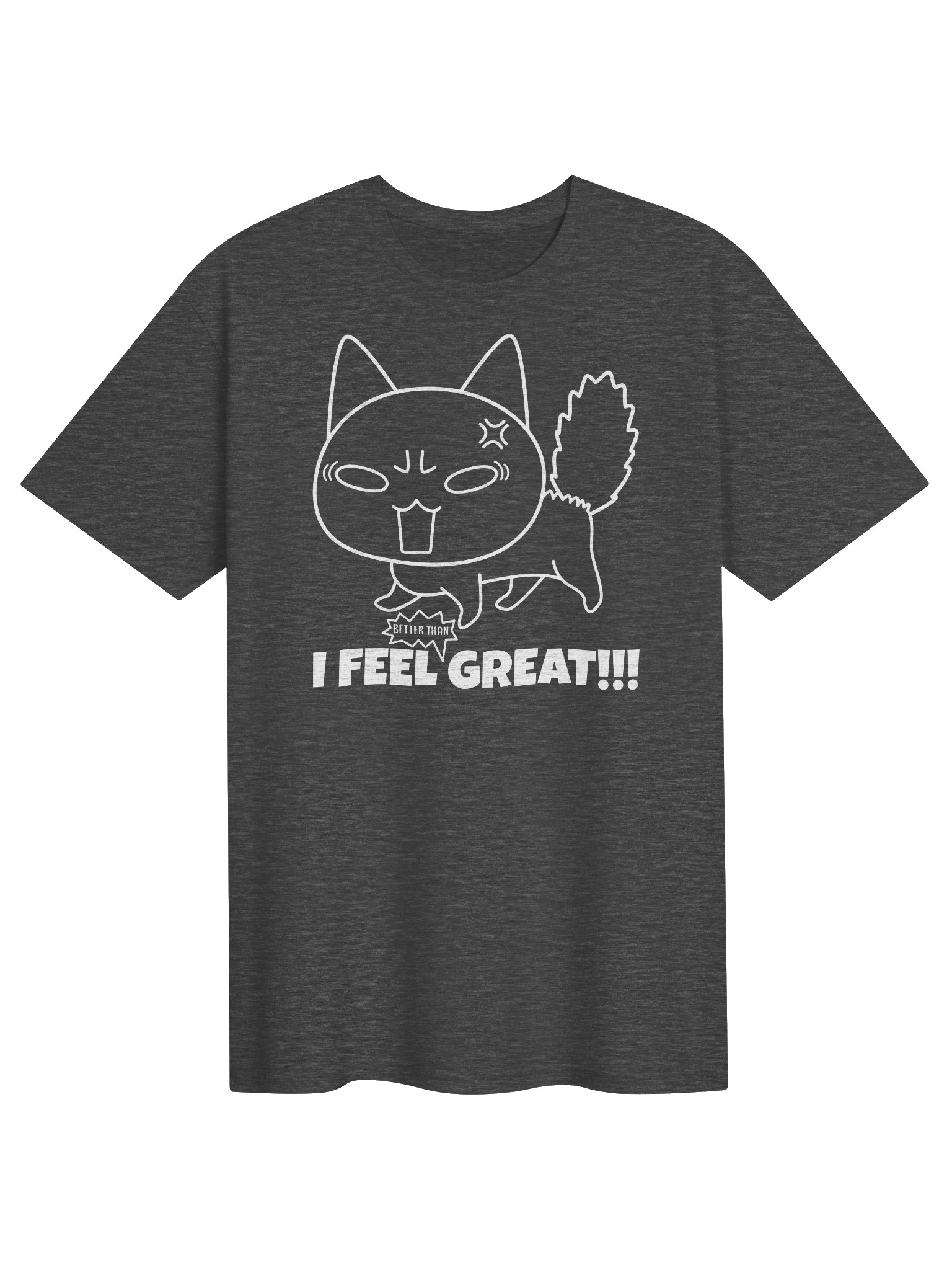 Ironic Emotional Expression - Unisex Adult Super Soft Lightweight T-shirt product image (1)