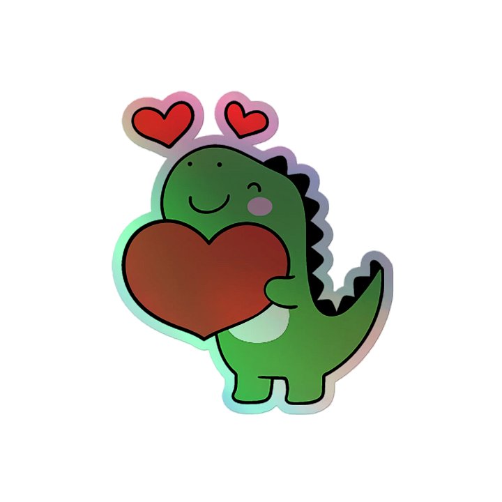 Love Emote Holographic Sticker product image (2)