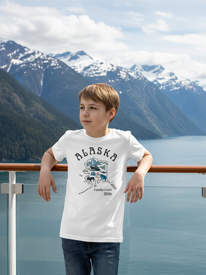 Alaska Cruise Family Matching Light Shirt For Teens product image (19)
