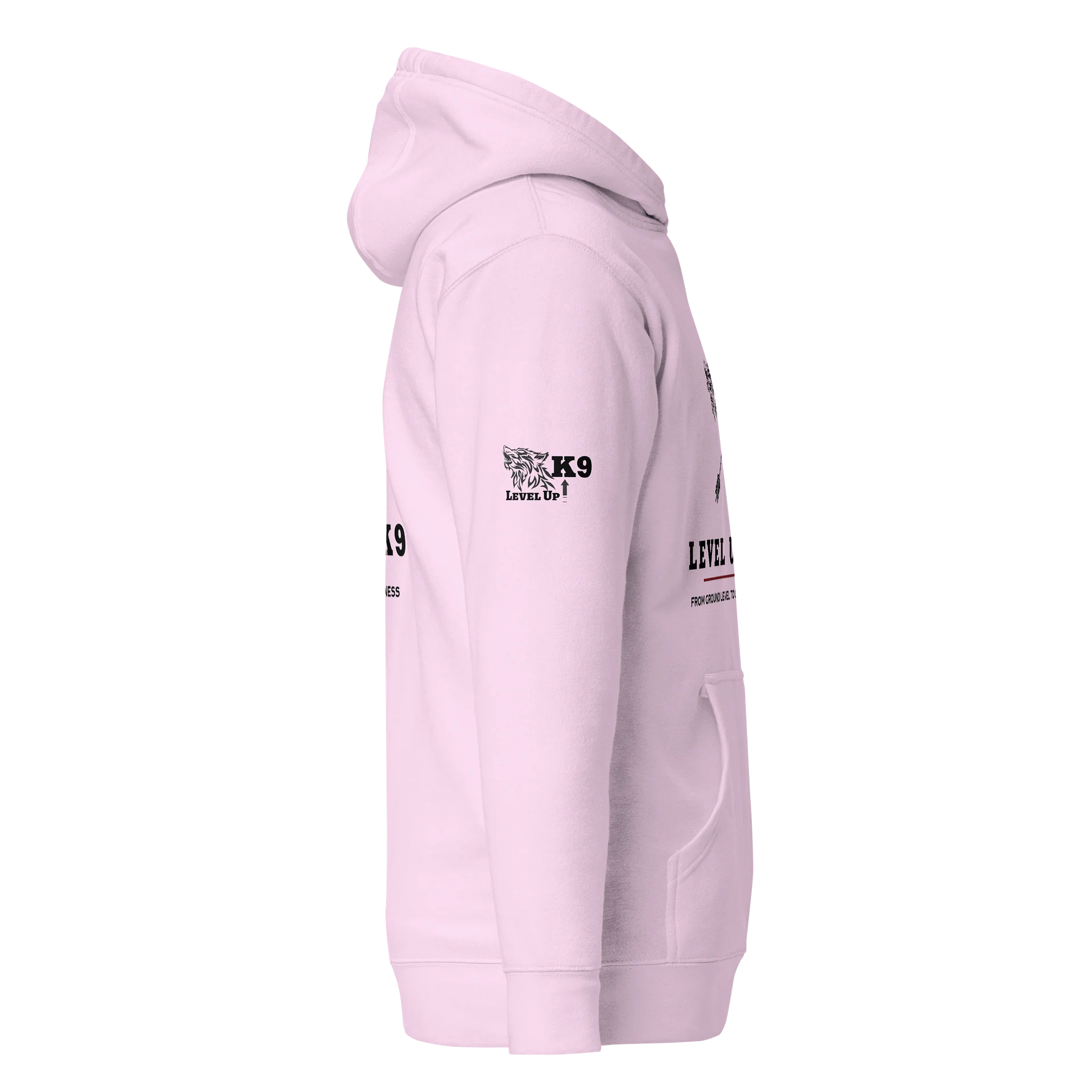 Level-UP K9 Standard Hoodie ( Lavender ) product image (7)