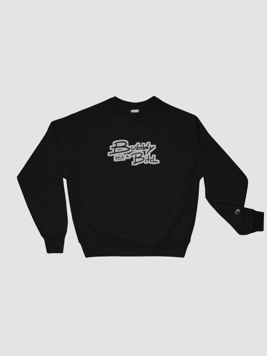 Bubbly and a B (bubble design) embroidered Champion Crewneck Sweatshirt product image (4)