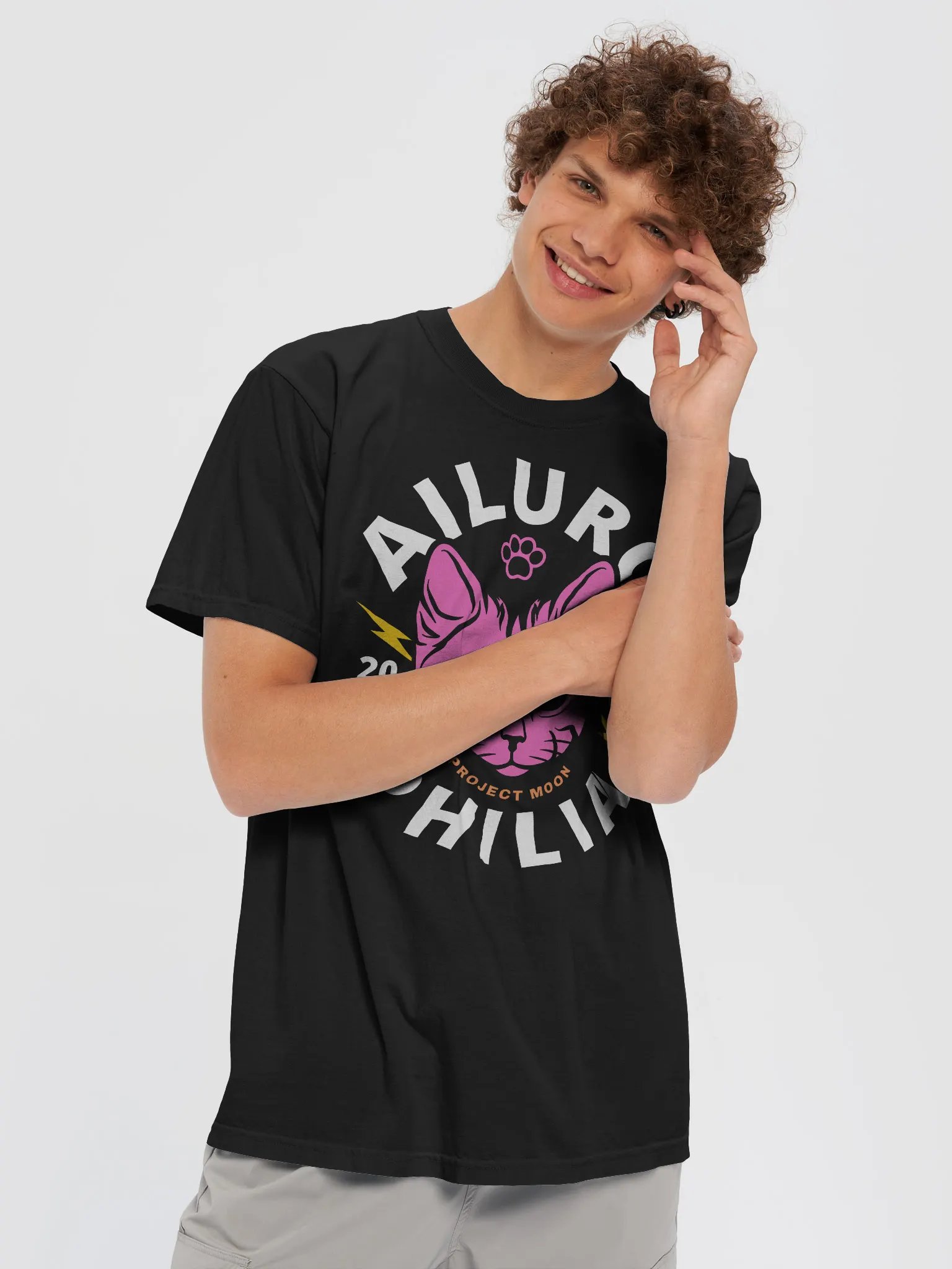 Ailurophilia 100% Cotton T-Shirt product image (3)
