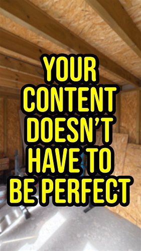 I used to think my content had to be perfect before I posted it.

I was wrong.

Version one is better than version none.

#Co...