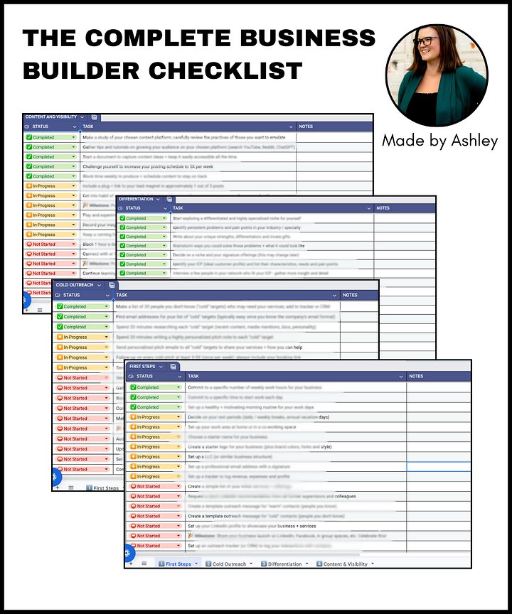 The Complete Business Builder Checklist product image (1)