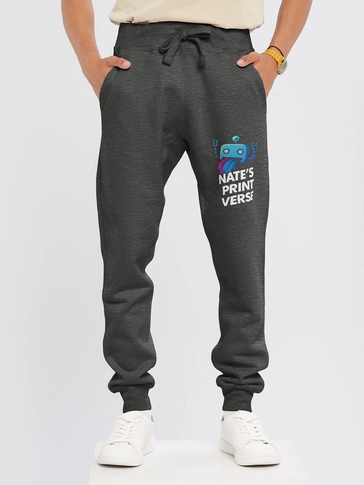 Natebot Core Sweatpants – Printverse Edition Front logo product image (1)