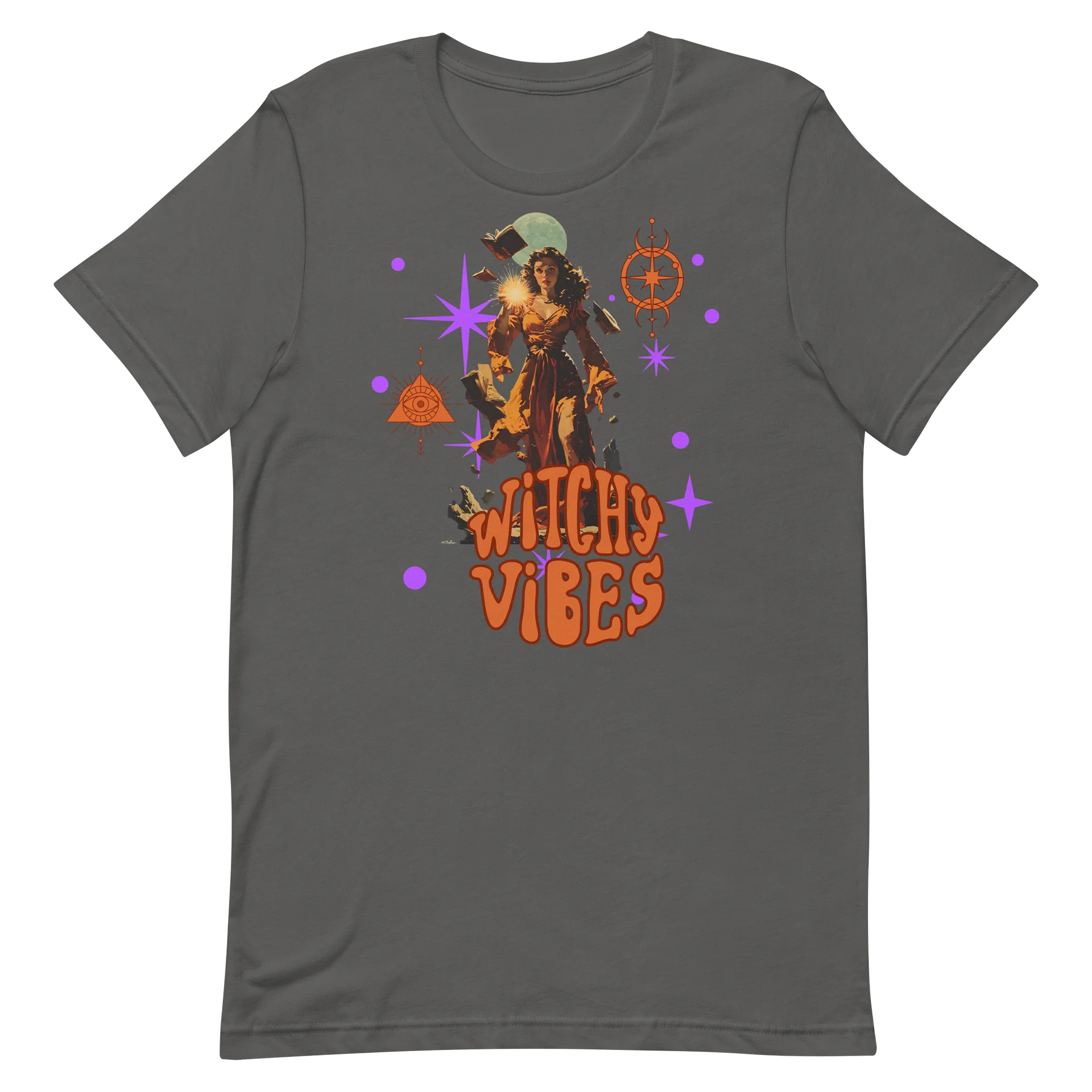 Witchy Vibes Retro Mystic Tee product image (2)
