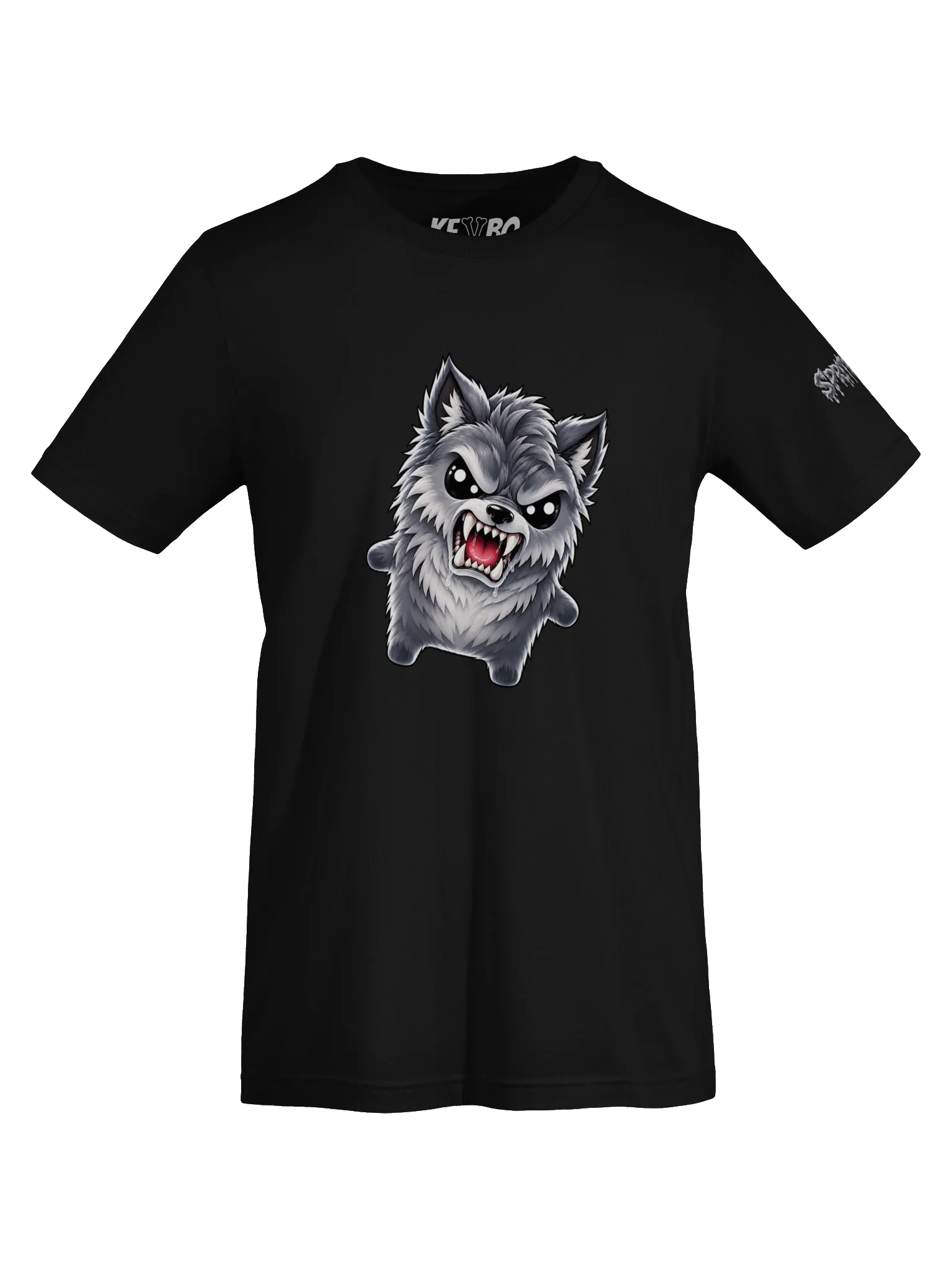 SPRITEFEST "Evil Wolf Sprite" ADULT Black T-Shirt product image (5)