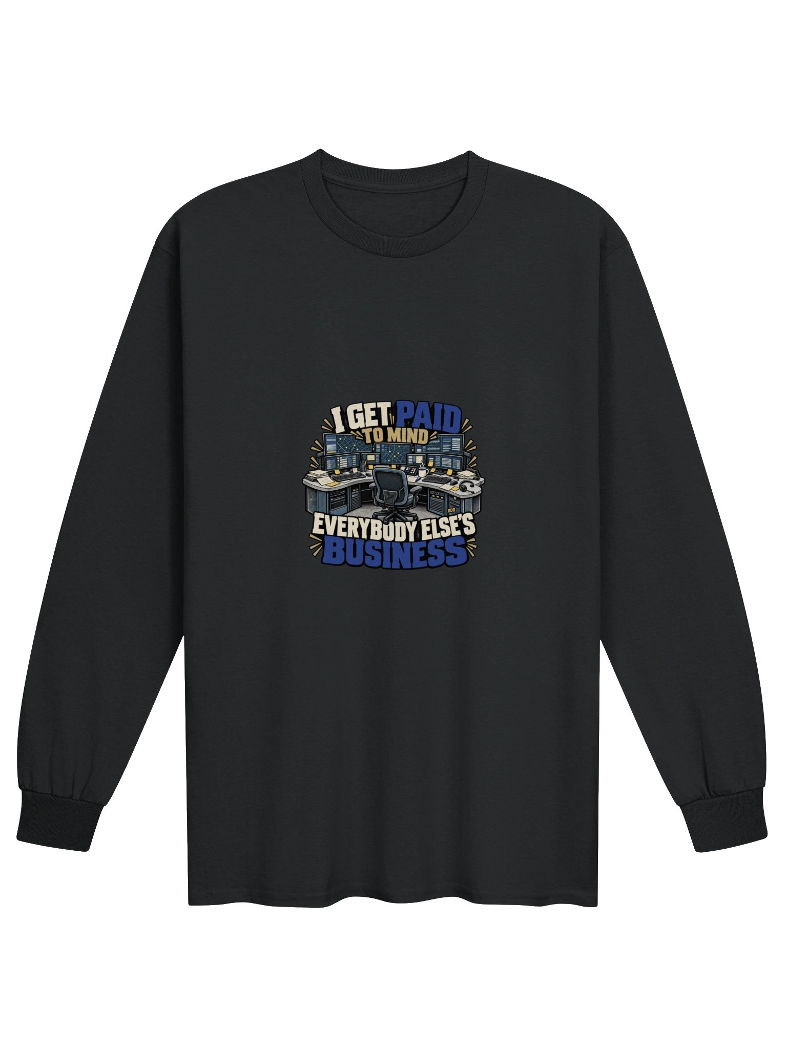 Everybody Else’s Business Police Side Long Sleeve product image (1)