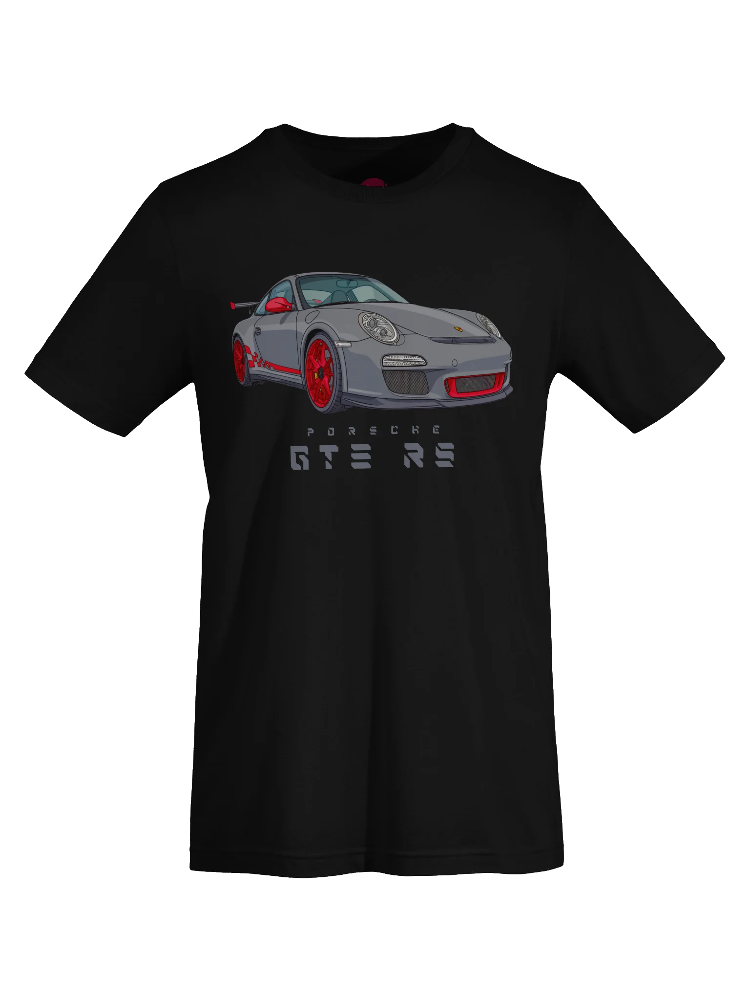 Grey Porsche GT3 RS Shirt (Retro, Sketch, Silhouette) product image (58)