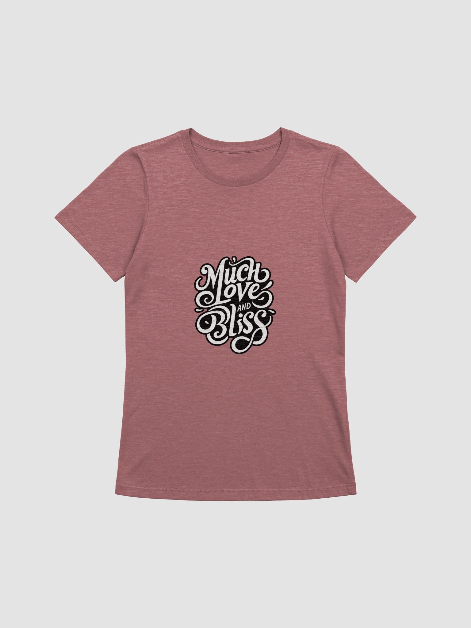 T-Shirt Supersoft Women's Relaxed-fit - Much Love And Bliss product image (1)