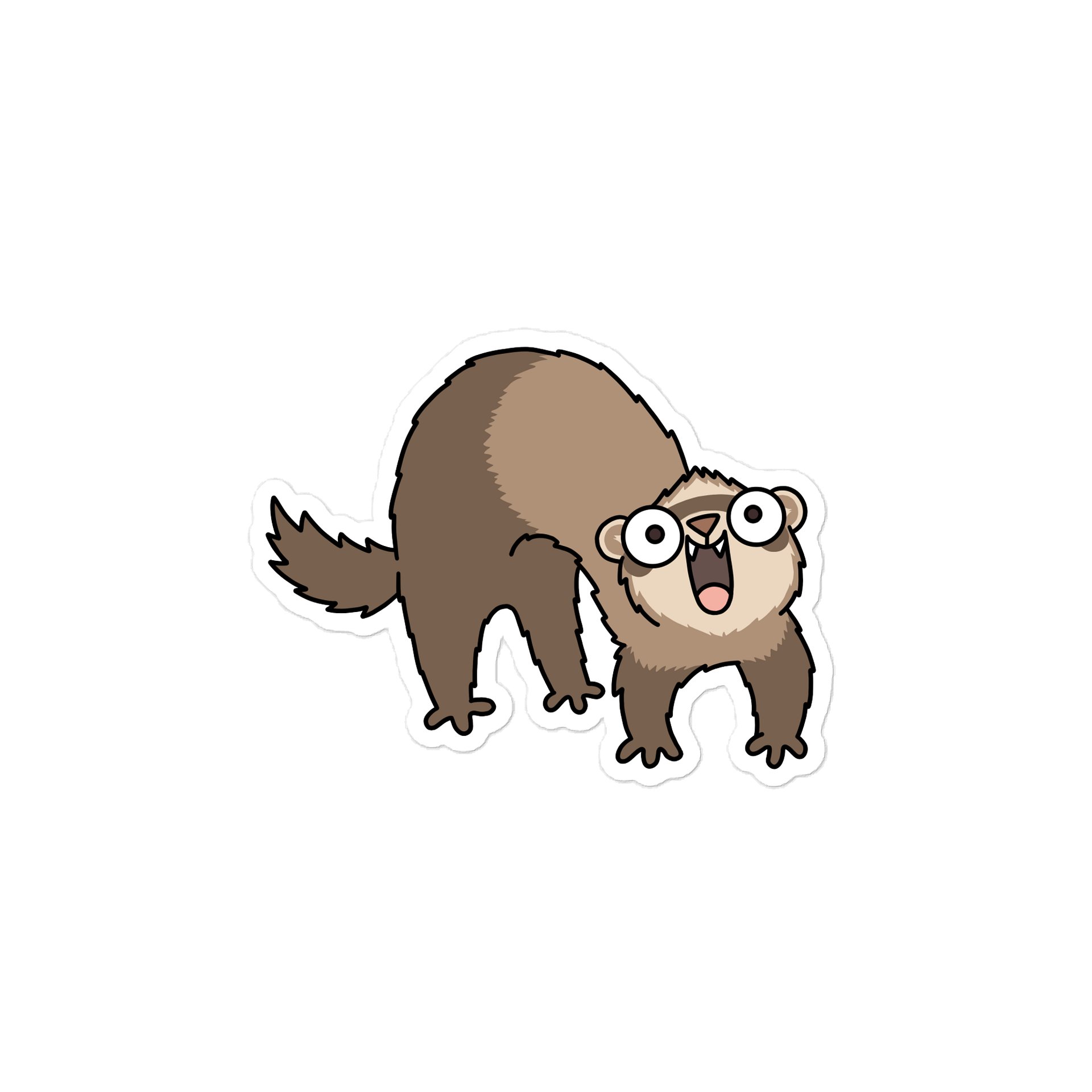 Ferret Weasel War Dance | Sticker product image (4)