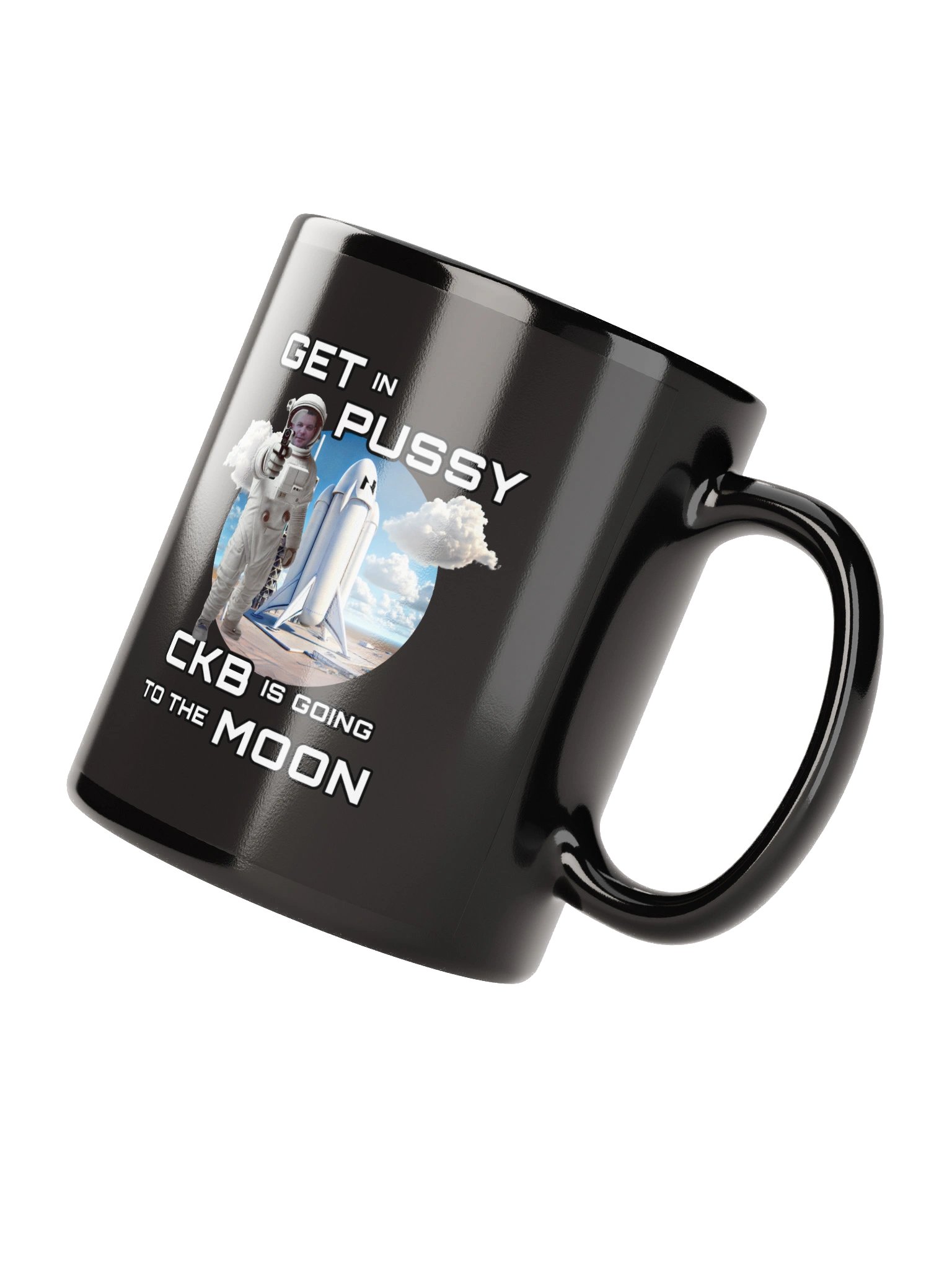 CKB is Going to the Moon Mug Black product image (3)