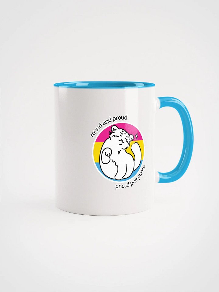 Round and Proud Manul Pansexual Version - Mug product image (2)