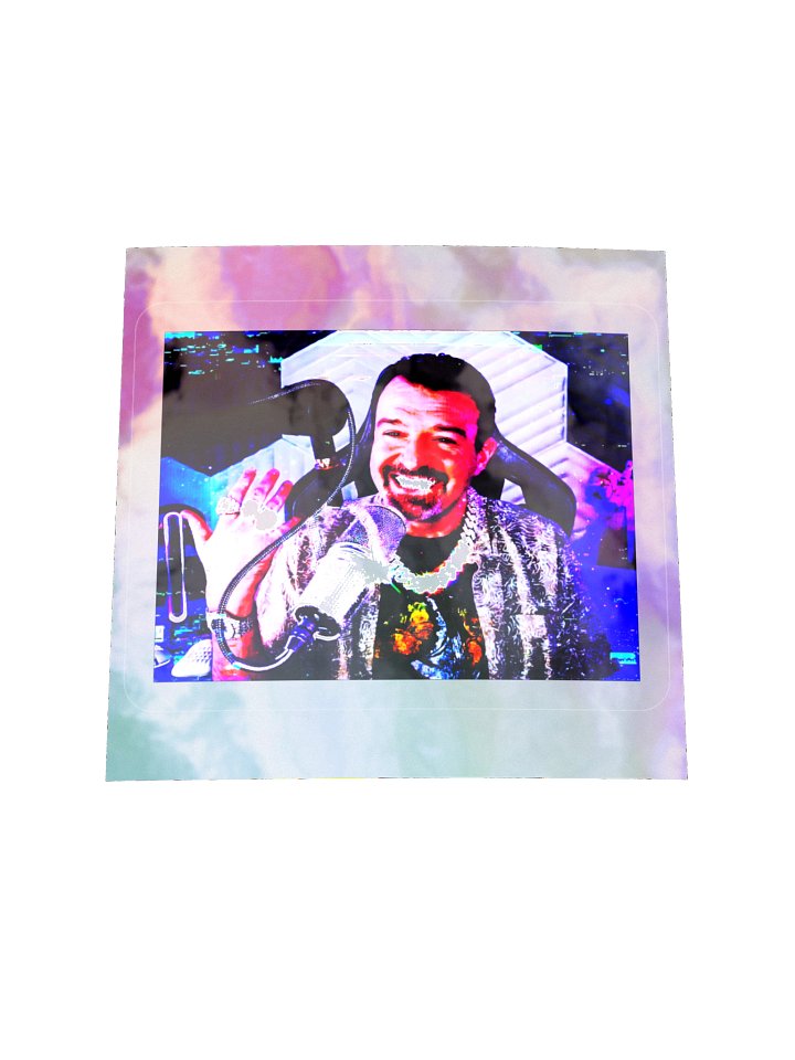BUSTDOWN-P Kiss Cut Holographic Sticker product image (2)