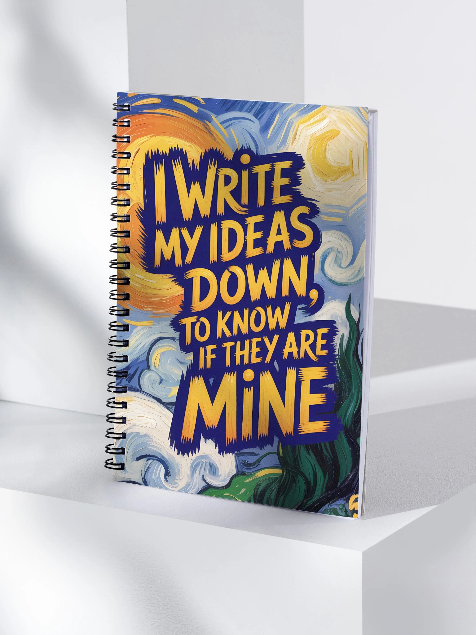 Human Design Open Ajna & Crown Notebook - Vincent Van Gogh Style product image (4)