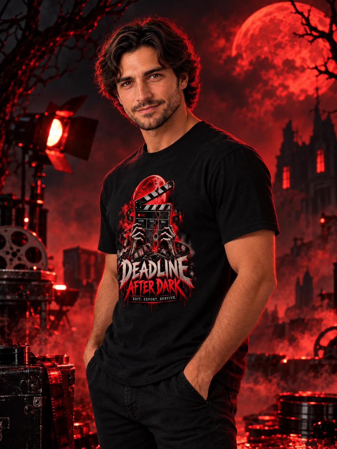 DEADLINE AFTER DARK – Limited Edition Halloween T-Shirt product image (2)