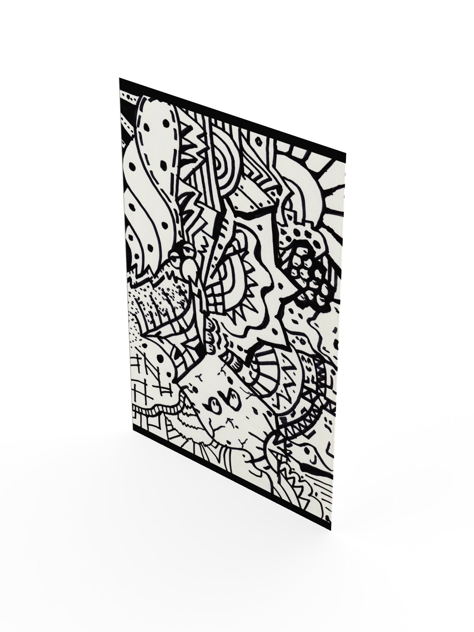 Sunny the Cat - B&W Print product image (11)