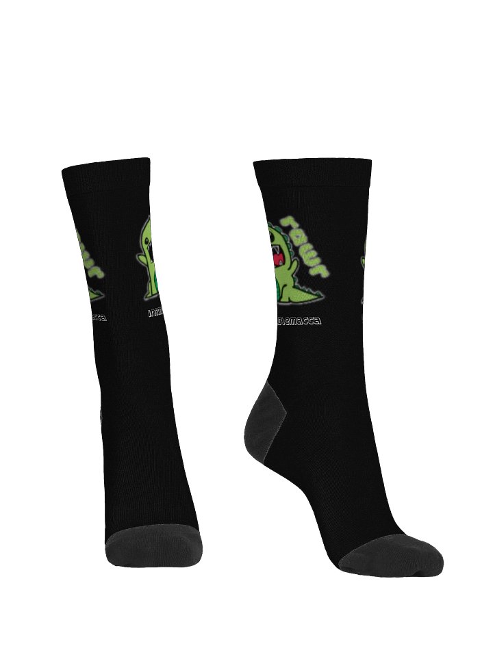 Dinorawr logo Socks in black! product image (2)