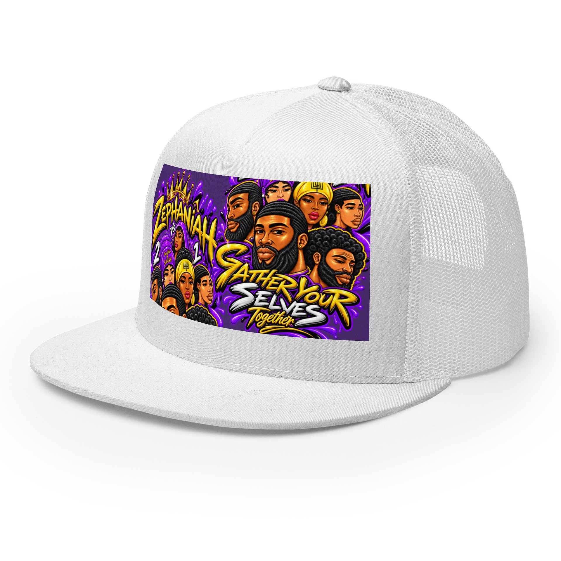 Zephaniah 2 vs 1 Graphic Trucker Cap product image (4)