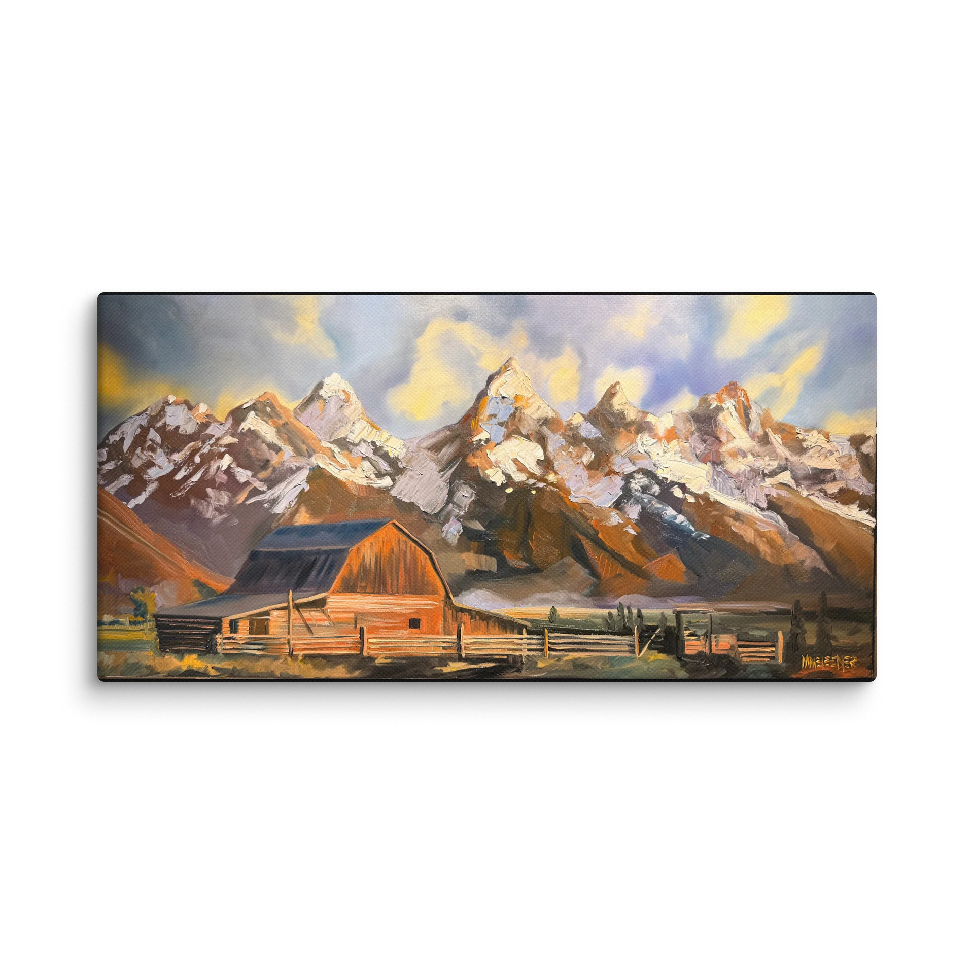 T.A. Moulton Barn - Jackson Hole, WY - Giclee Canvas product image (1)