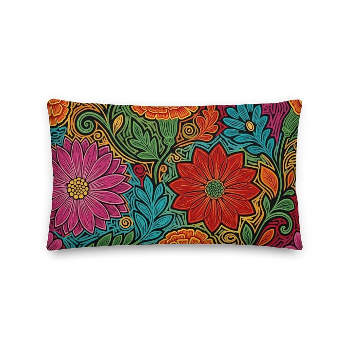 Floral Extravaganza Premium Pillow product image (5)