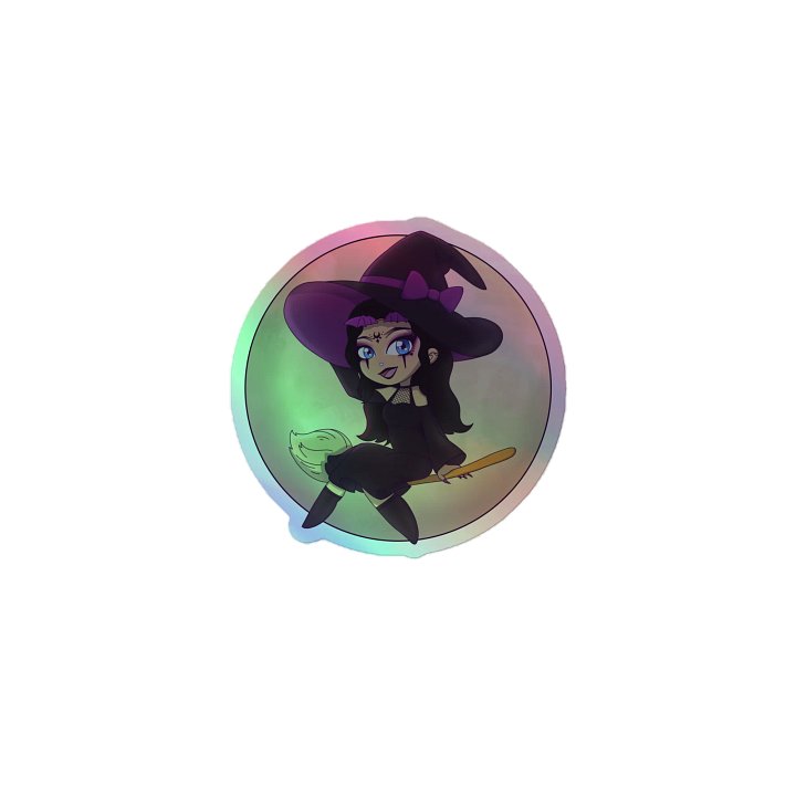 Witchy Gigi Holographic Sticker product image (1)