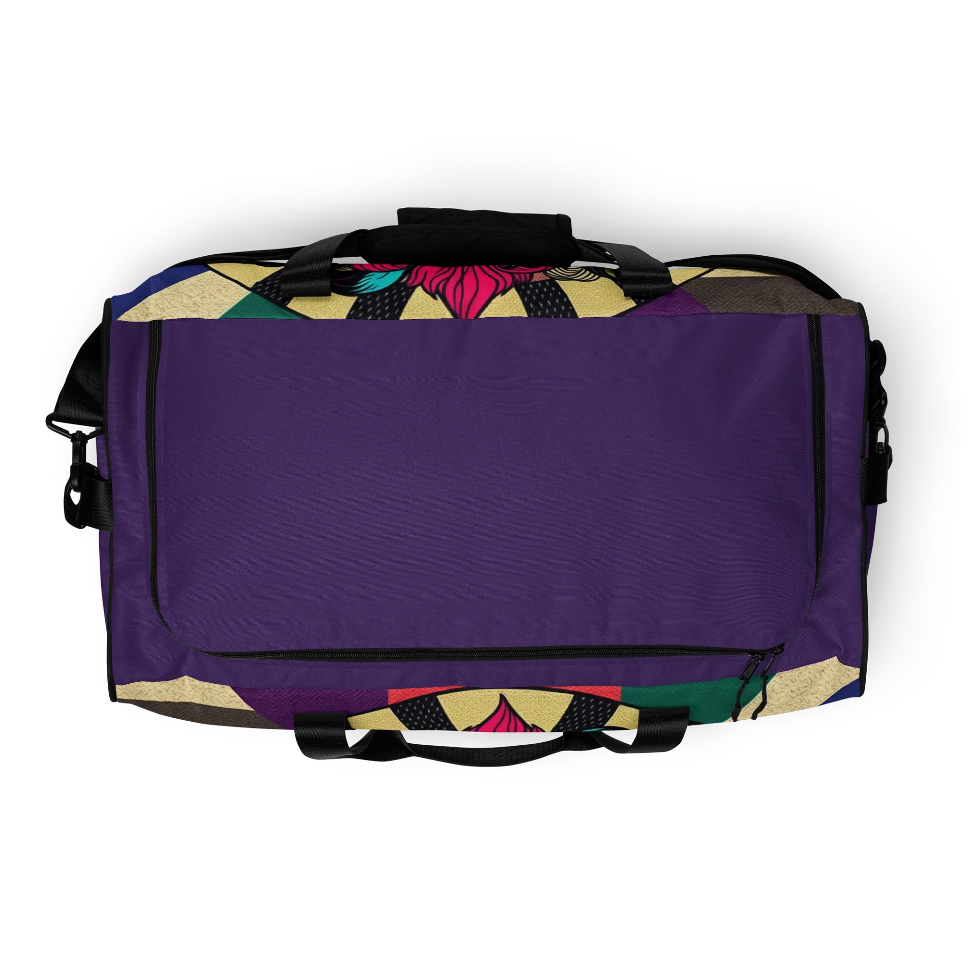 Floral Fusion All-Over Print Duffle Bag product image (8)