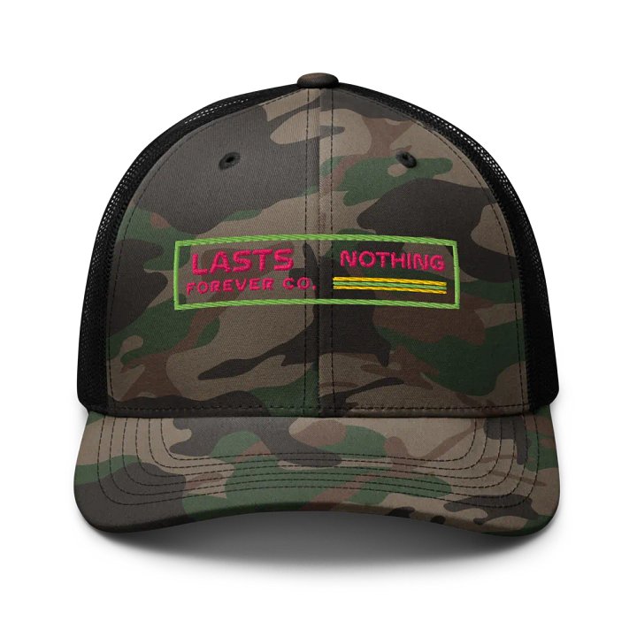 GQ Inspired Camo Trucker Hat product image (1)