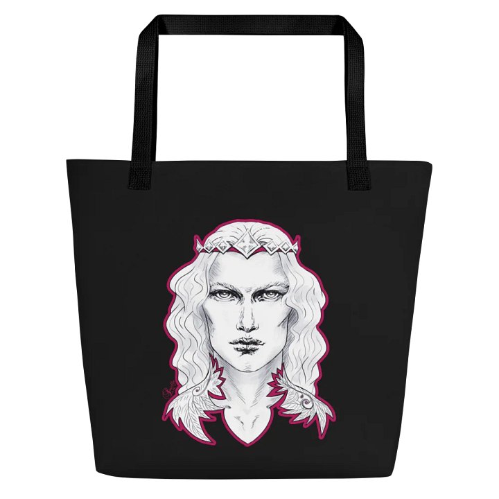 Prince Charming in Black All-Over Tote Bag product image (1)