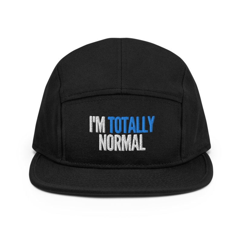 Totally Normal 5-Panel Camper Hat product image (1)