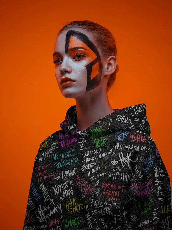 PSYCHO – Thought Loop Series - Canvas Hoodie product image (2)