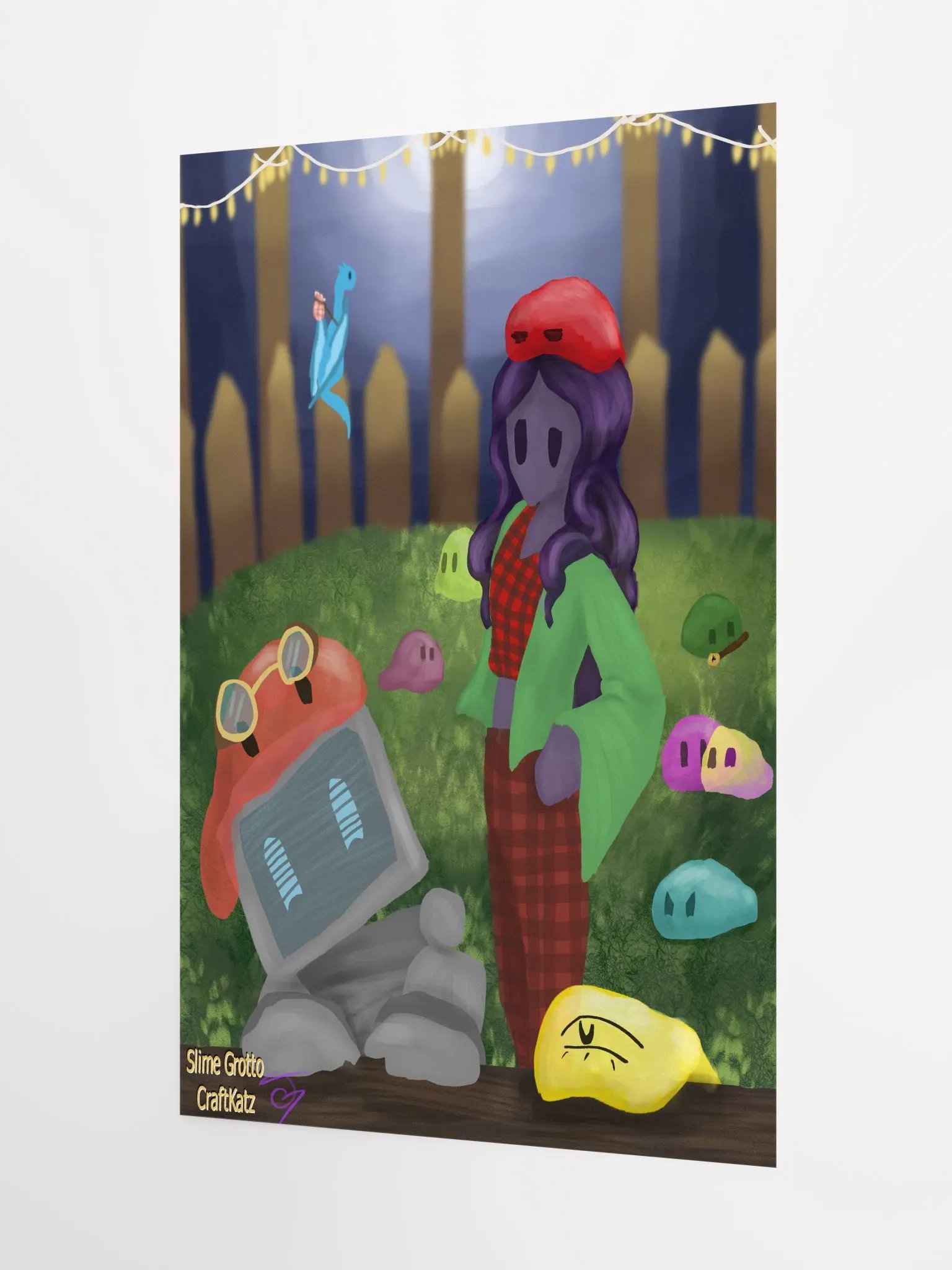 Slime Grotto Paper Poster product image (3)