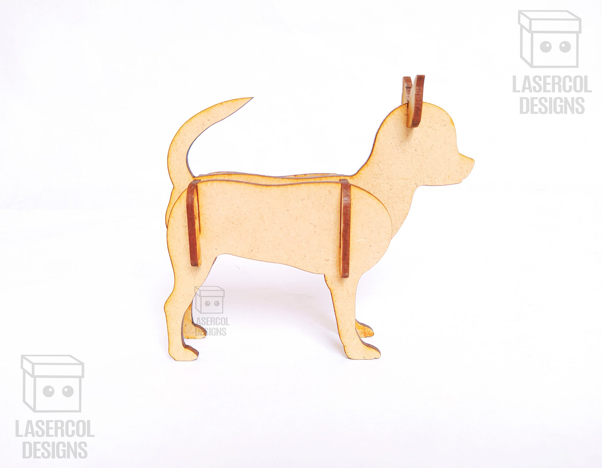 Dogs 3d Puzzle (3 Sizes) Set 2 - Laser Cut Files product image (8)