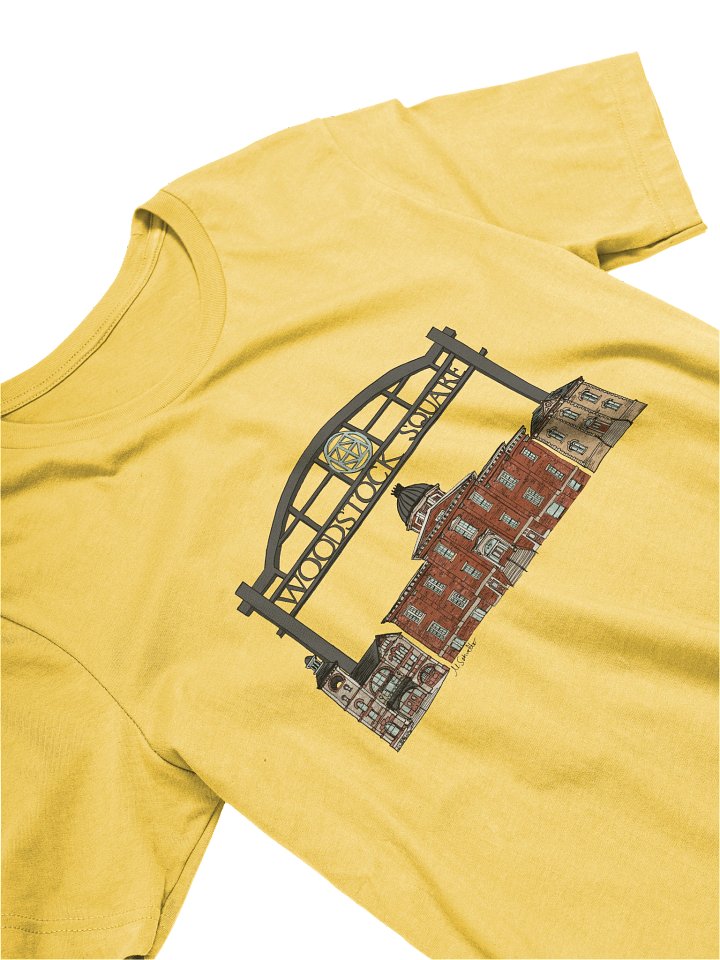 FOTOC Woodstock Skyline - Woman's T - yellow gold product image (2)