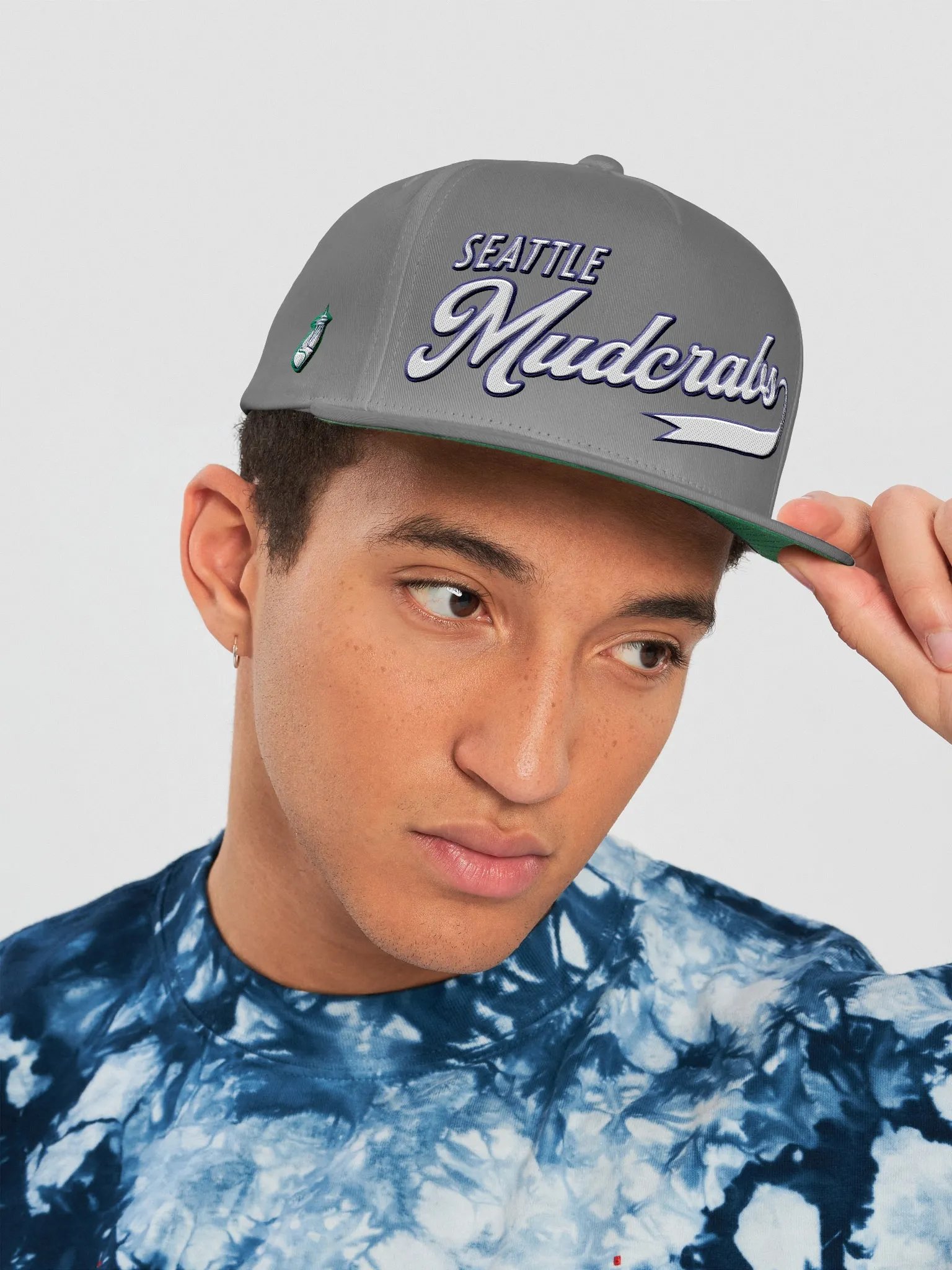 Seattle Mudcrabs Flat Snapback Cap product image (5)