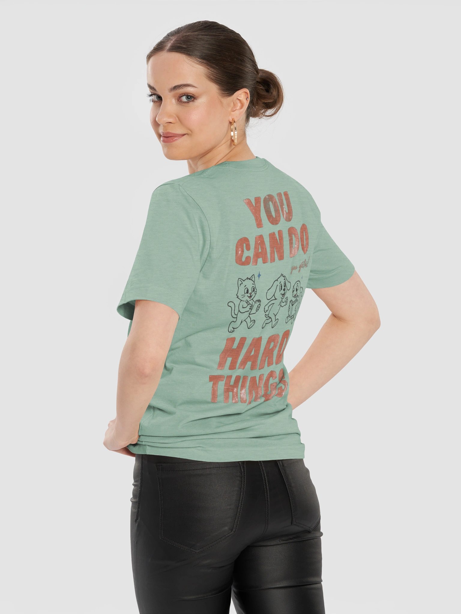 Teacher T-shirt You Can Do Hard Things Tee product image (94)
