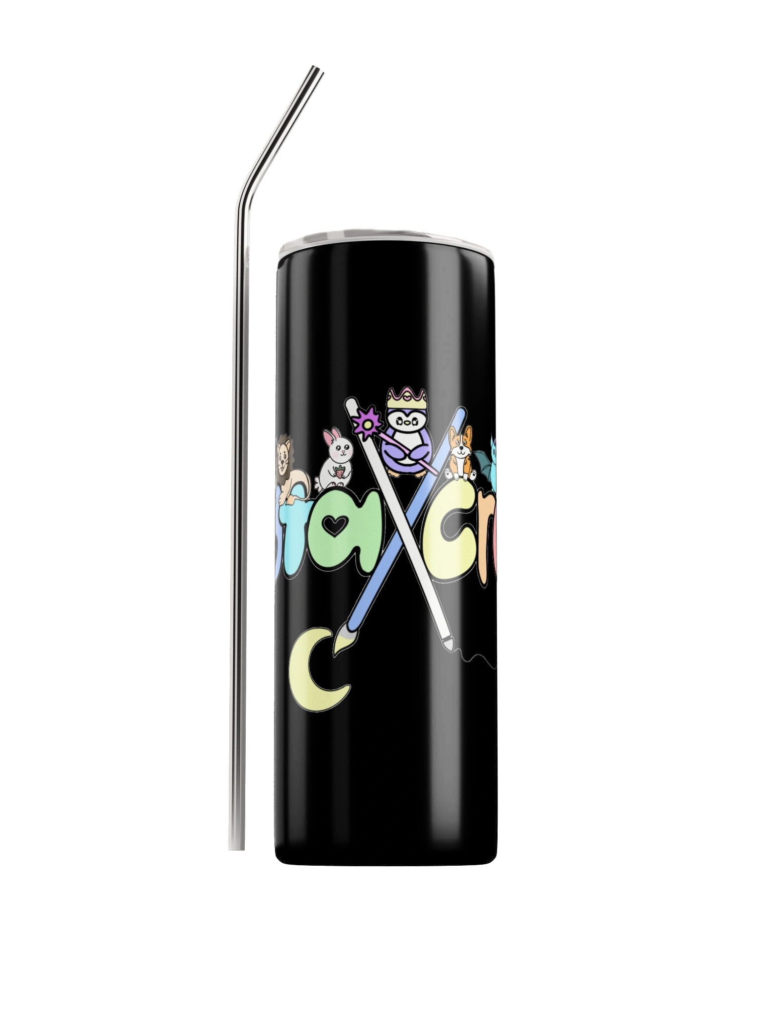 Tumbler with Zeyta Cross Logo and Friends product image (1)