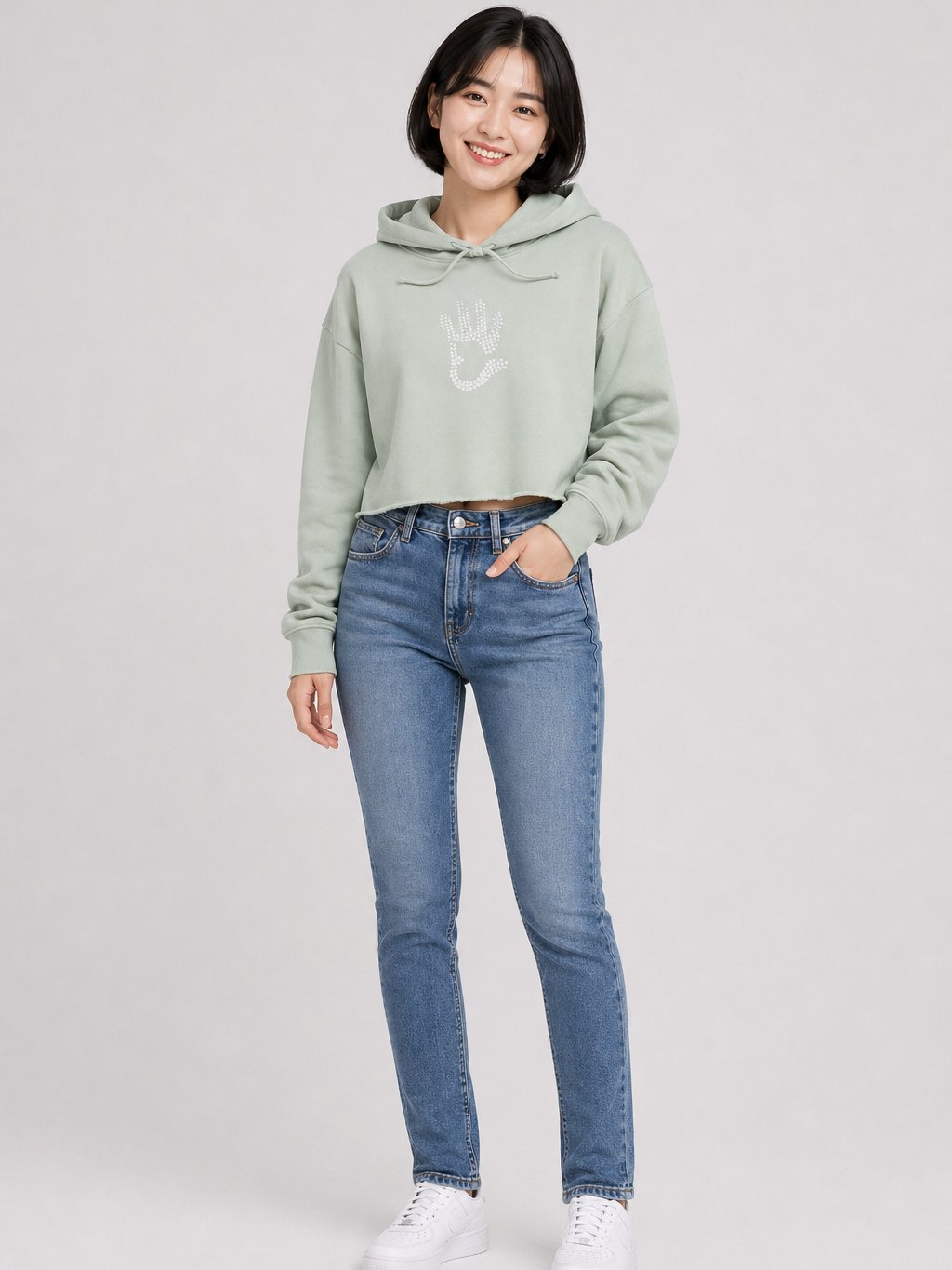 PREMIUM WOMEN’S HOODIE, LOVE product image (1)