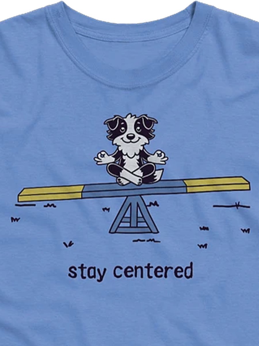 Stay Centered Border Collie Tee product image (2)