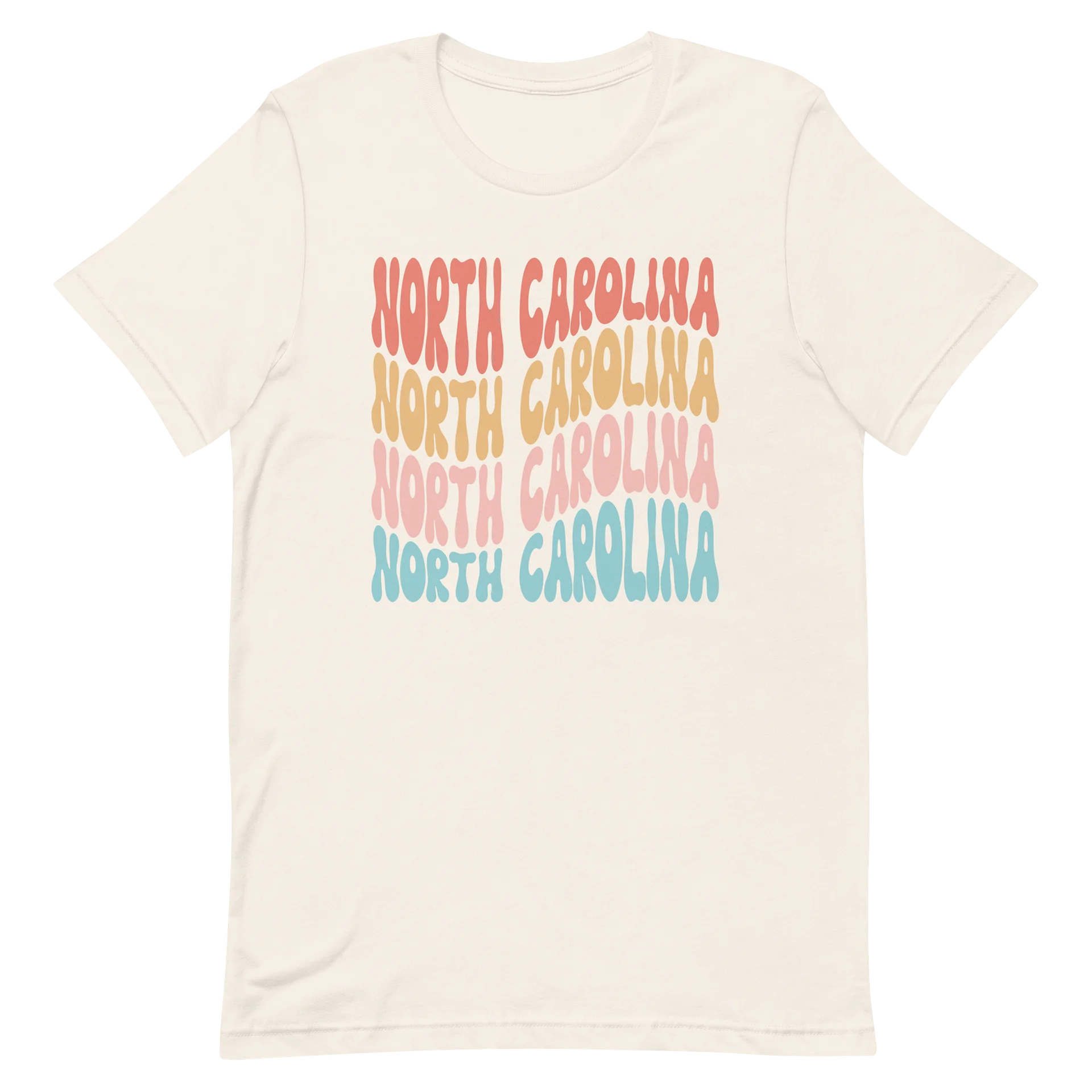 North Carolina Retro Wavy Tee product image (8)