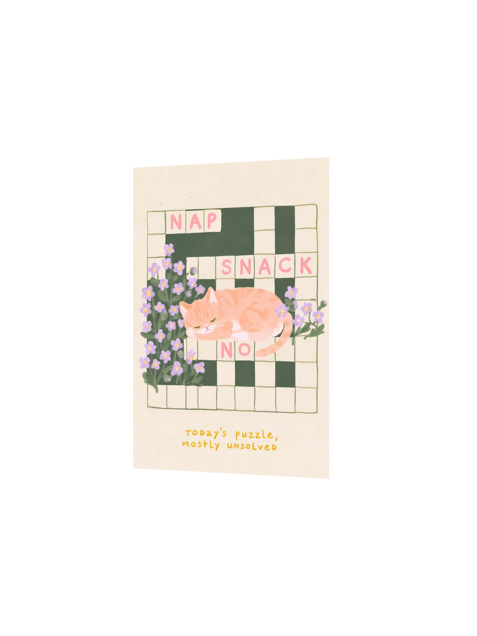 Sleepy Cat Puzzle Poster product image (11)