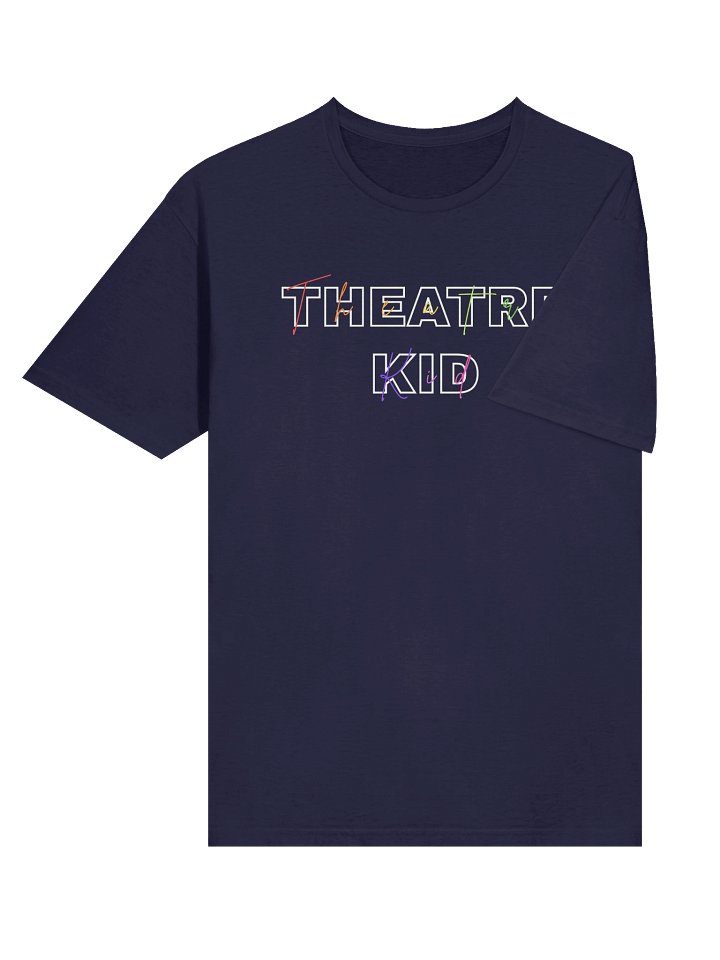 Theatre Kid, Block &Script, Rainbow TShirt product image (2)