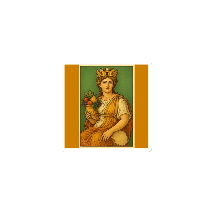 Goddess Fortuna Annonaria Vinyl Magnet product image (1)