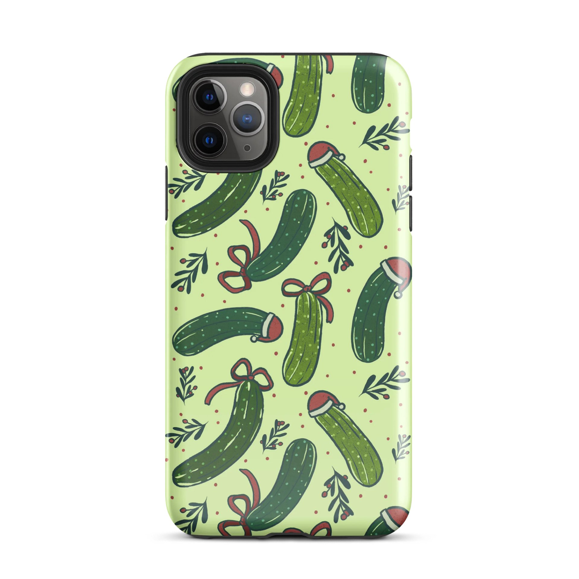Christmas Pickles Pattern iPhone Case product image (51)