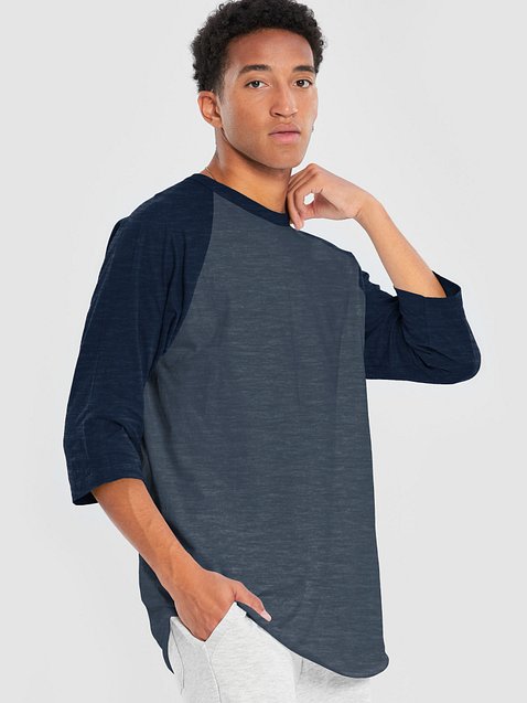 Photo showing Tultex Fine Jersey Raglan Tee