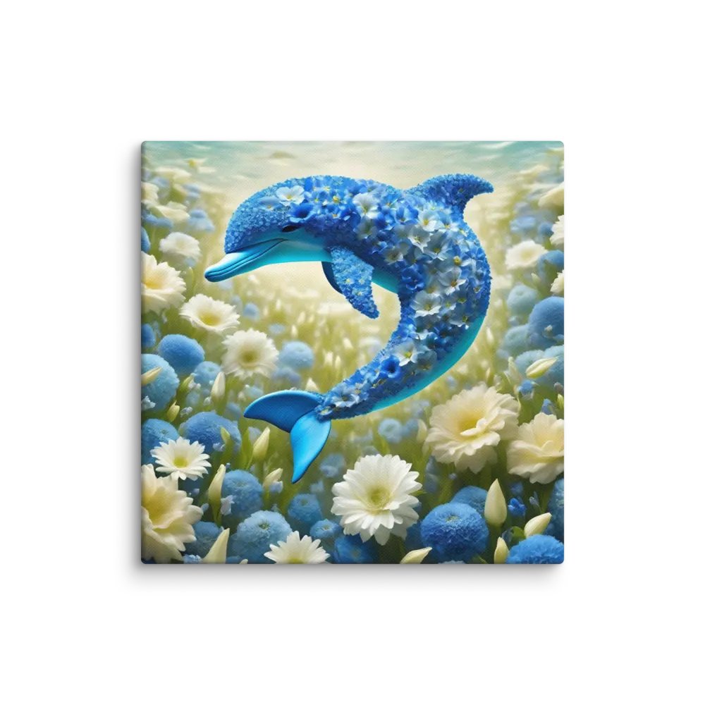 Flower Dolphin Wall Art product image (2)